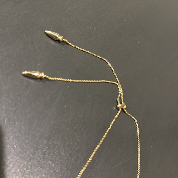 Kendra Scott June Long Necklace in Brass - Picture 6 of 6